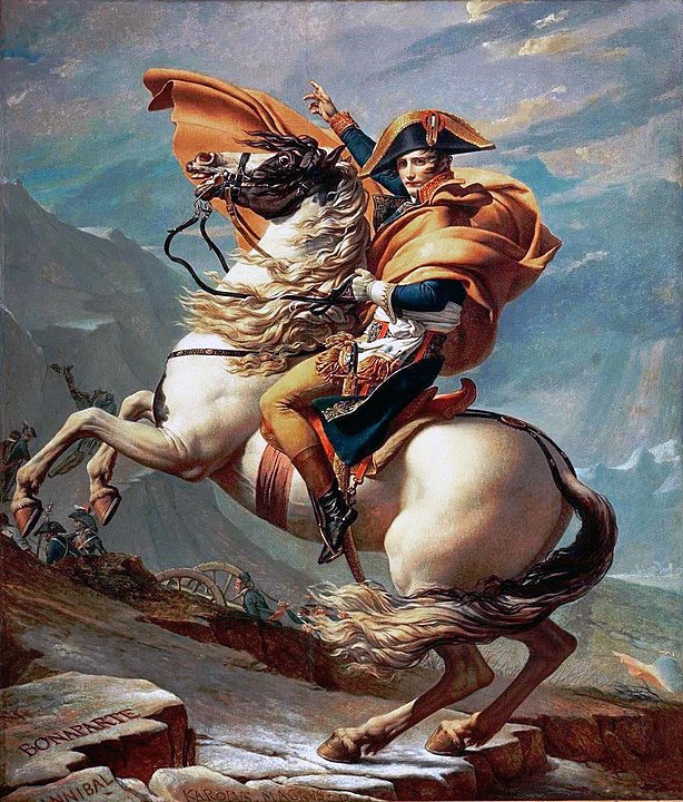 拿破仑穿过阿尔卑斯山